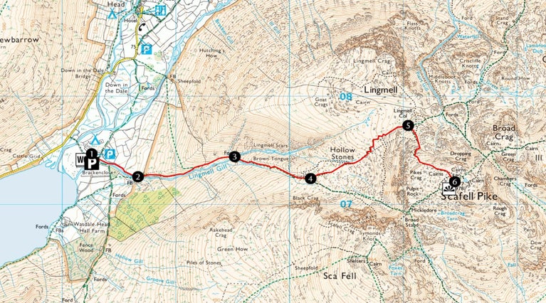 Scafell Pike Via Hollowstones Cumbria National Trust Scafell Pike Via Hollowstones Cumbria National Trust